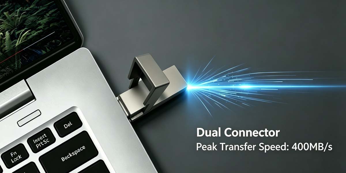 Kavenlai DataLiberator DU1 Dual Interface Flash Drive Type-C Phone and Computer Dual-Use High-Speed Storage Drive Multiple Capacities Available